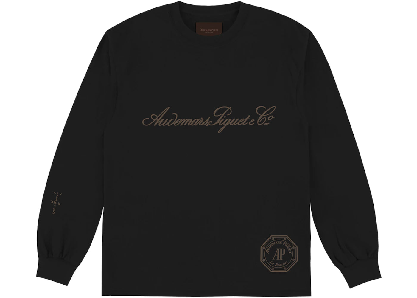 Travis Scott CJ x Audemars Piguet Le Brassus Long Sleeve Tee Black - vue secondaire A