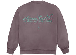 Travis Scott CJ x Audemars Piguet Logo II Crewneck Purple - authentic Travis Scott product