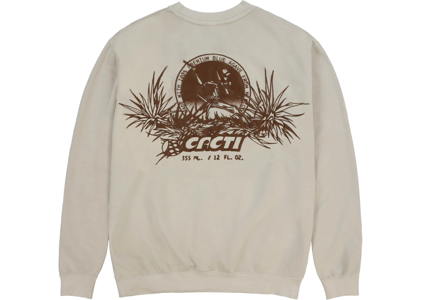 Travis Scott Cacti Mono Heritage Crewneck Grey - vue secondaire B