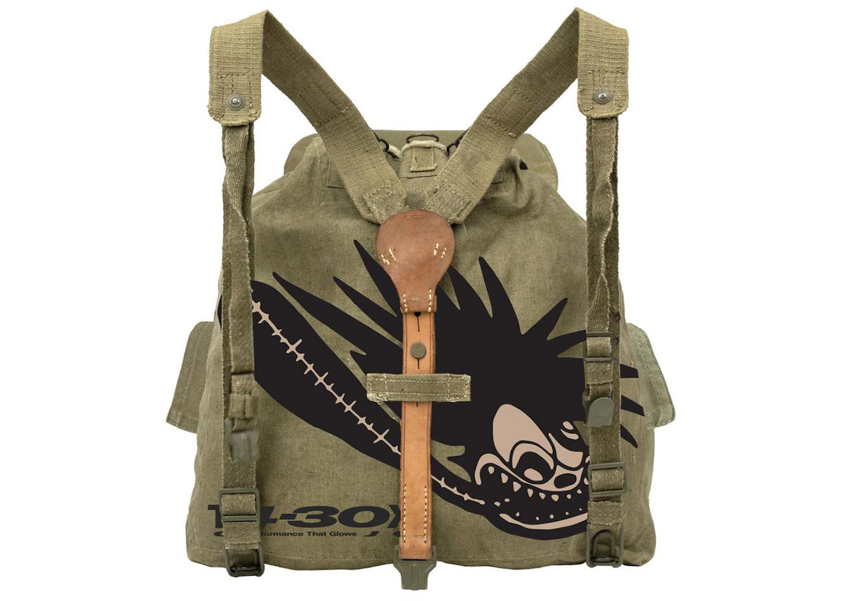 Travis Scott Cactus Jack Canvas Backpack Olive - vue secondaire B