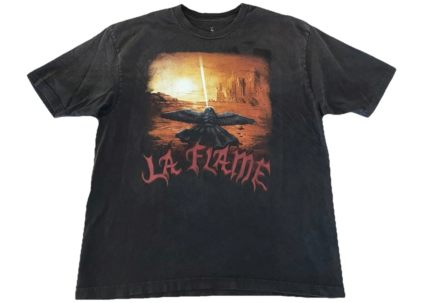 Travis Scott Cactus Jack Coachella Exclusive La Flame Utopia Tee Black - vue secondaire A