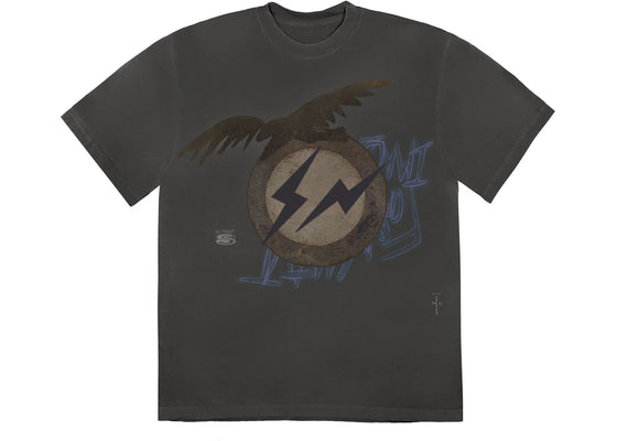 Travis Scott Cactus Jack For Fragment Create T-shirt Washed Black sneakers - authentic Travis Scott shoes
