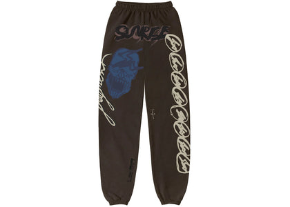 Travis Scott Cactus Jack For Fragment Sunrise Sweatpants Brown - authentic Travis Scott apparel