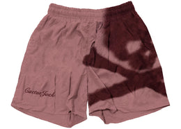 Travis Scott Cactus Jack For Mastermind Skull Shorts Washed Red - apparel view 2