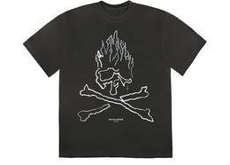 Travis Scott Cactus Jack For Mastermind Skull T-shirt Black - authentic Travis Scott apparel