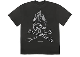Travis Scott Cactus Jack For Mastermind Skull T-shirt Black - authentic Travis Scott apparel