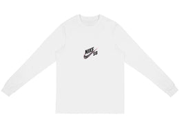Travis Scott Cactus Jack For Nike SB Longsleeve T-Shirt White - apparel view 2