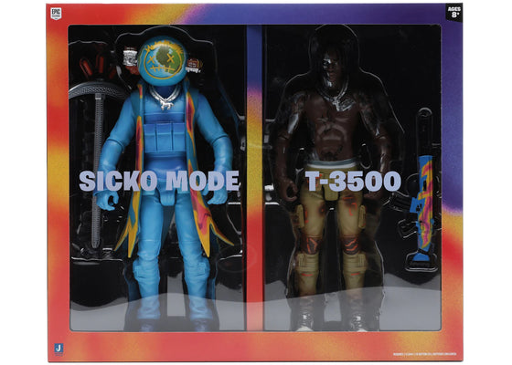 Travis Scott Cactus Jack Fortnite 12" Action Figure Duo Set sneakers - authentic Travis Scott shoes