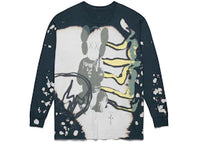 Travis Scott Cactus Jack + Kaws For Fragment Langarmshirt, mehrfarbig grau