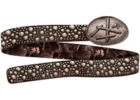 Travis Scott Cactus Jack Studded Belt Brown