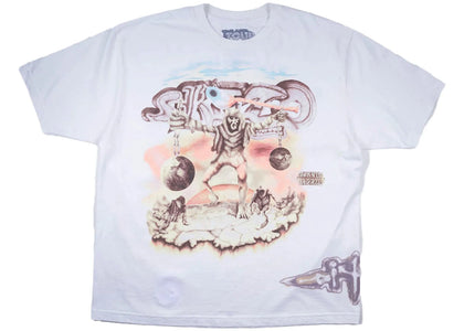 Travis Scott Cactus Jack Utopia Tour Skitzo Circus Maximus Tee White - authentic Travis Scott product