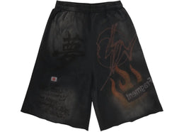 Travis Scott Cactus Jack x Fragment x Nike Dream Sweatshorts Black - authentic Travis Scott apparel