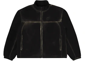 Travis Scott Cactus Jack x Fragment x Nike Fleece Zip Jacket Black - vue 360
