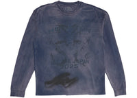 Travis Scott Cactus Jack x Fragment x Nike Houston To Ise Mie Longsleeve Washed Blue