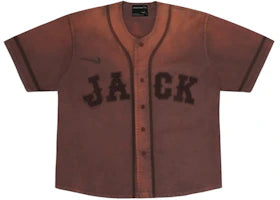 Travis Scott Cactus Jack x Fragment x Nike Tokyo Jack Retro Baseball Jersey Brown