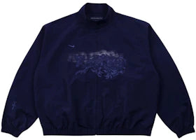 Travis Scott Cactus Jack x Fragment x Nike Tokyo Windbreaker Zip Jacket Navy - vue 360