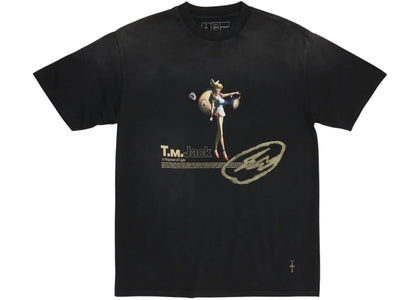 Travis Scott Cactus Jack x Fragment x Takashi Murakami Tokyo Jack Tee Black - product view 2