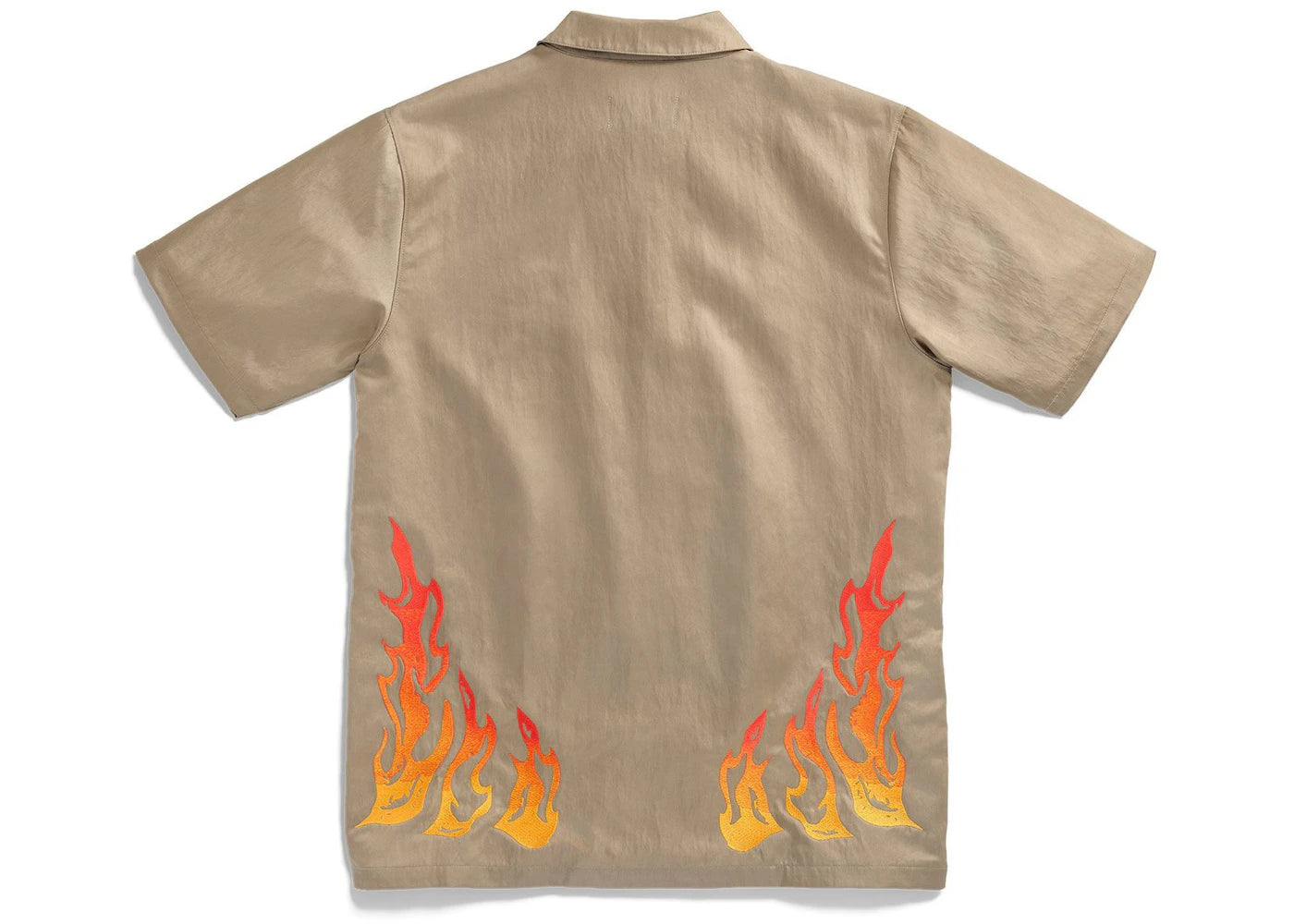 Travis Scott Cactus Jack x Jordan Button-Down-Hemd Khaki/University Red - vue secondaire A