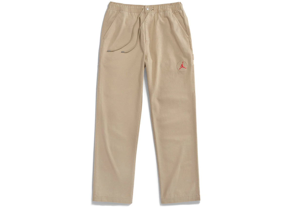 Travis Scott Cactus Jack x Jordan Canvas Pant Desert/Khaki/University Red - vue secondaire A