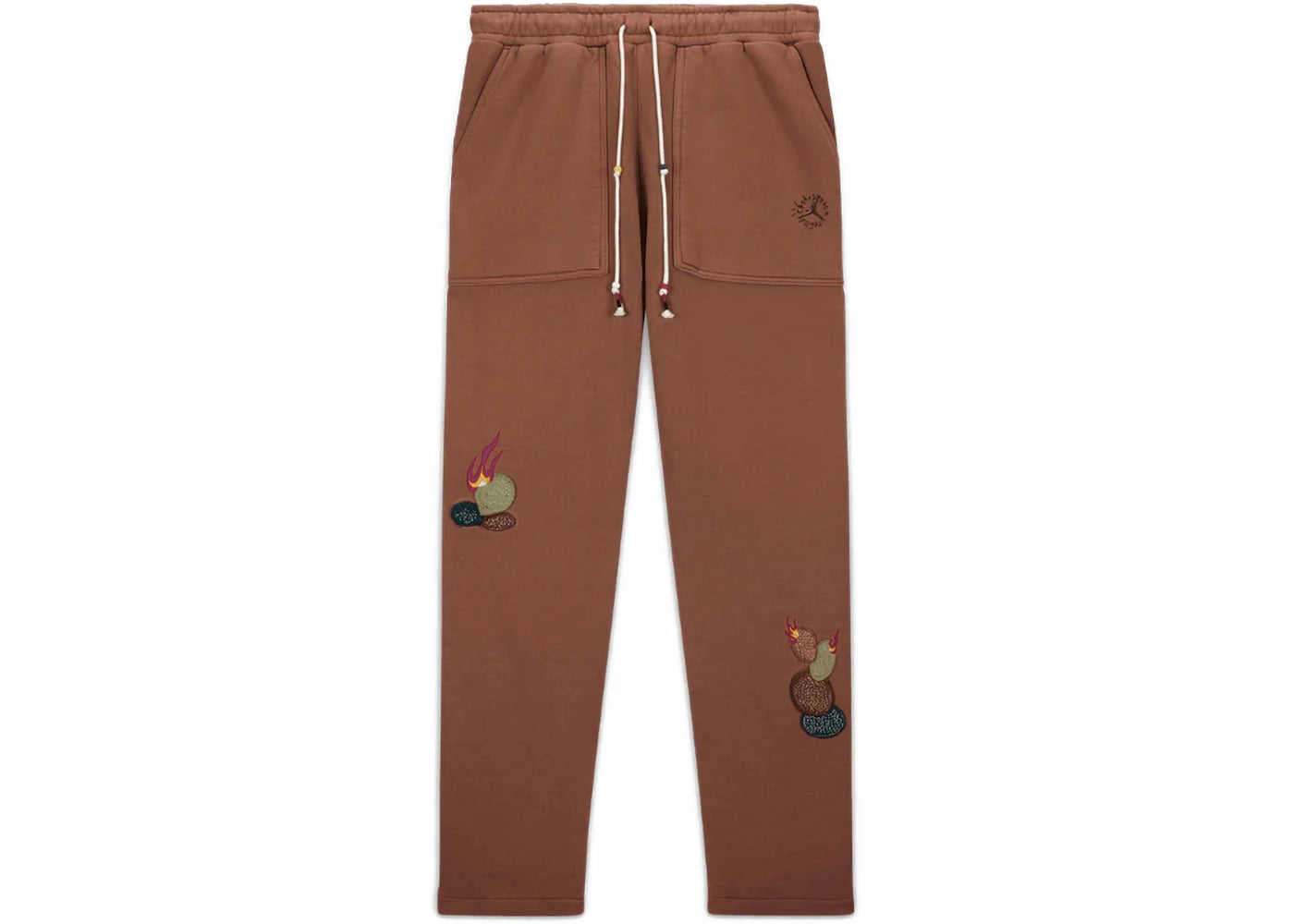Travis Scott x Jordan Fleece Pants Archaeo Brown - vue secondaire A