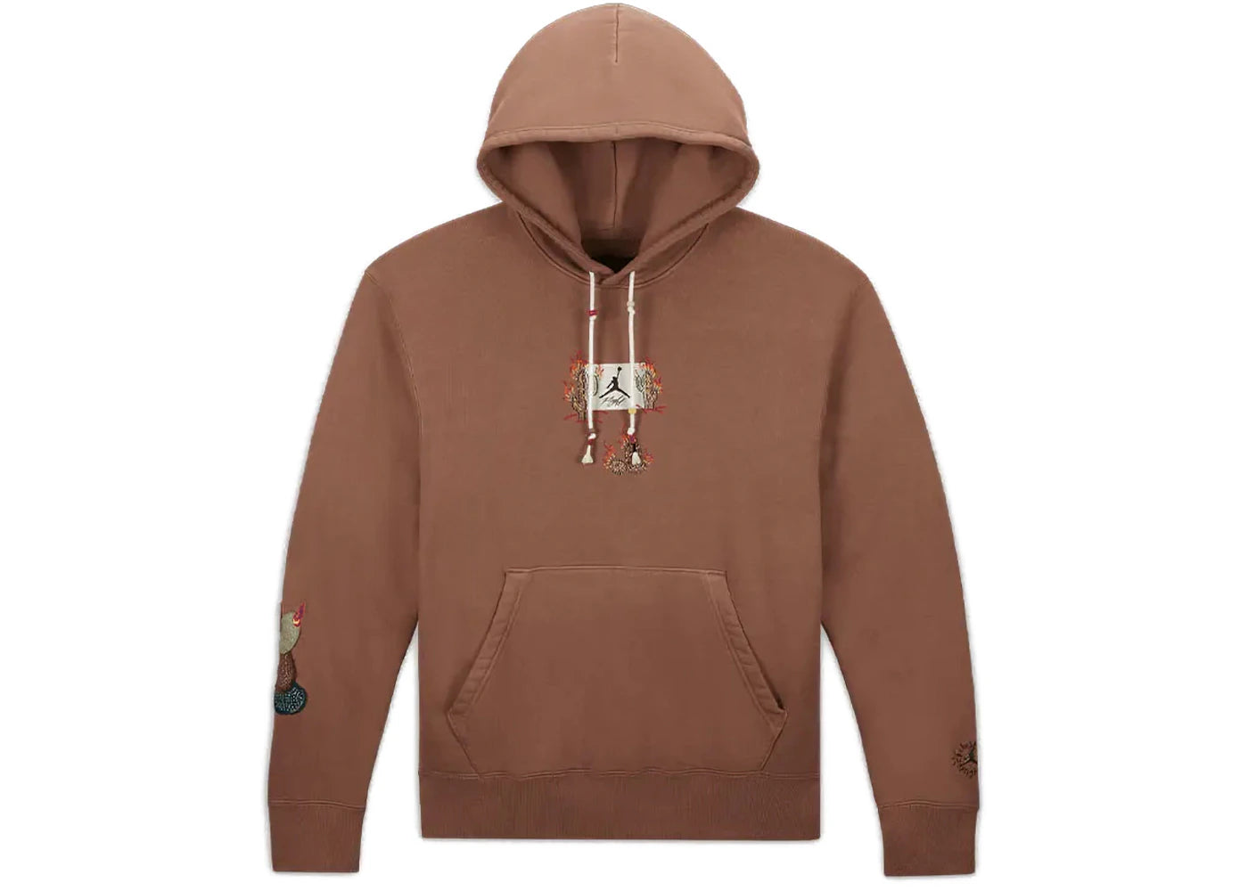 Travis Scott x Jordan Flight Graphic Hoodie Archaeo Brown - vue 360
