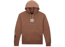 Travis Scott x Jordan Flight Graphic Hoodie Archaeo Brown - authentic Travis Scott apparel