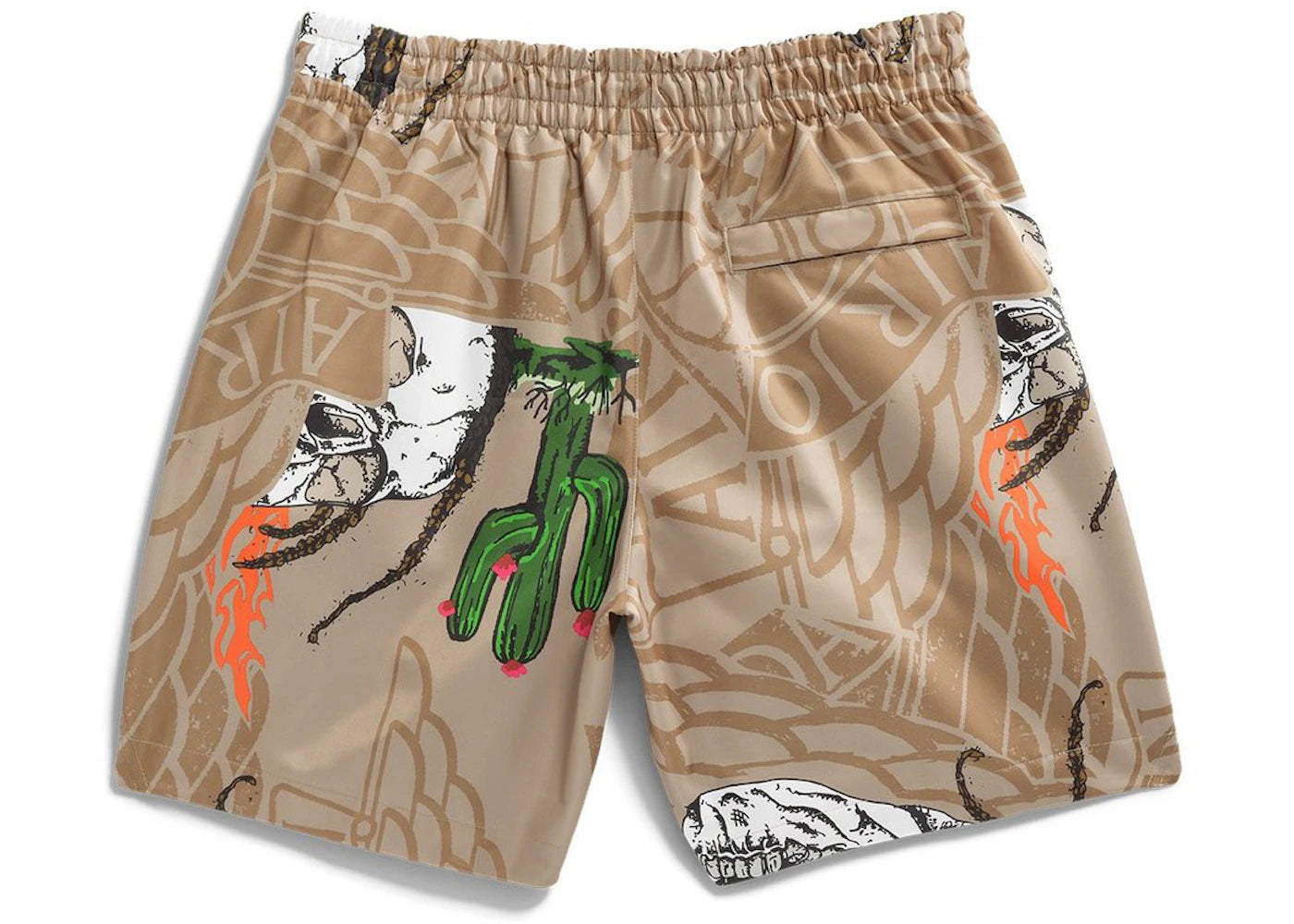 Travis Scott Cactus Jack x Jordan Pool Short Khaki