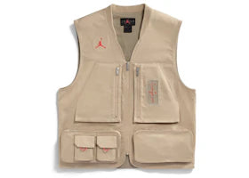 Travis Scott Cactus Jack x Jordan Utility Vest Desert/Khaki/University Red - vue secondaire A