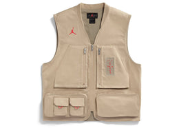 Travis Scott Cactus Jack x Jordan Utility Vest Desert/Khaki/University Red - sneakers view 2