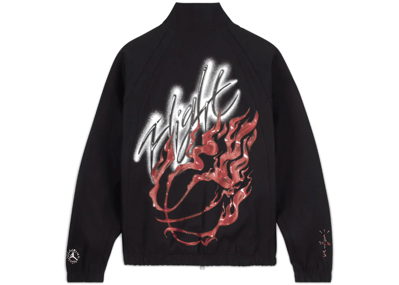 Travis Scott x Jordan Woven Jacket Black - vue 360