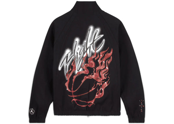 Travis Scott x Jordan Webjacke Schwarz