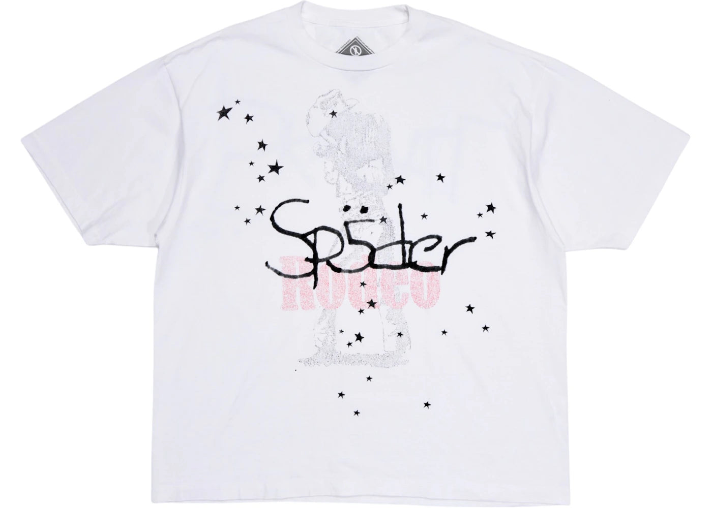 Travis Scott Cactus Jack x Sp5der Days Before Rodeo II White Tee - vue 360