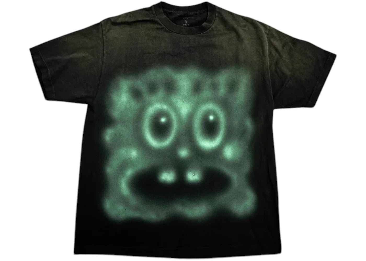 Travis Scott Cactus Jack x Spongebob Krabby Patty Tee Black - vue secondaire B