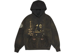 Travis Scott Cactus Jack x Takashi Murakami Hollow Hoodie Brown - apparel view 2
