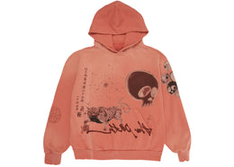 Travis Scott Cactus Jack x Takashi Murakami The Path Hoodie Orange - authentic Travis Scott apparel