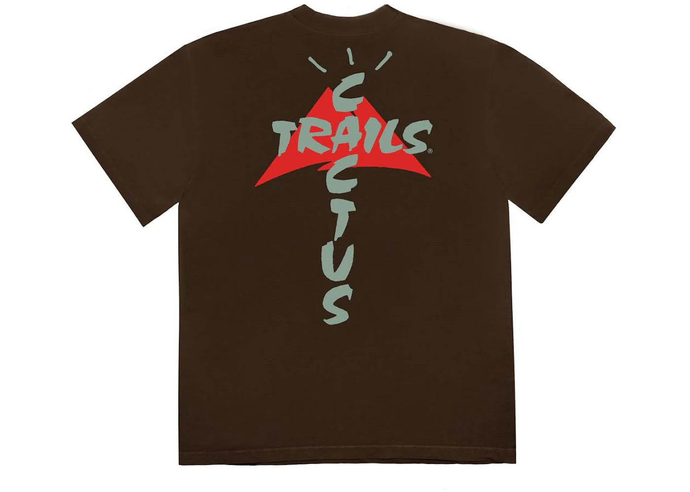 Travis Scott Cactus Trails Assn T-Shirt Brown - vue secondaire B