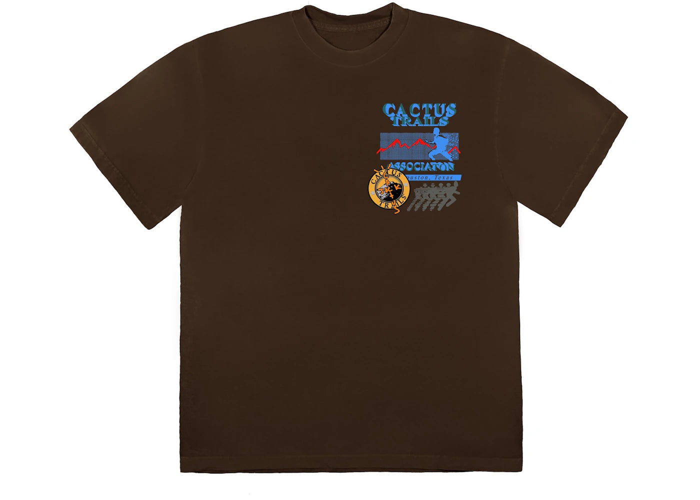 Travis Scott Cactus Trails Assn T-Shirt Brown - vue secondaire A