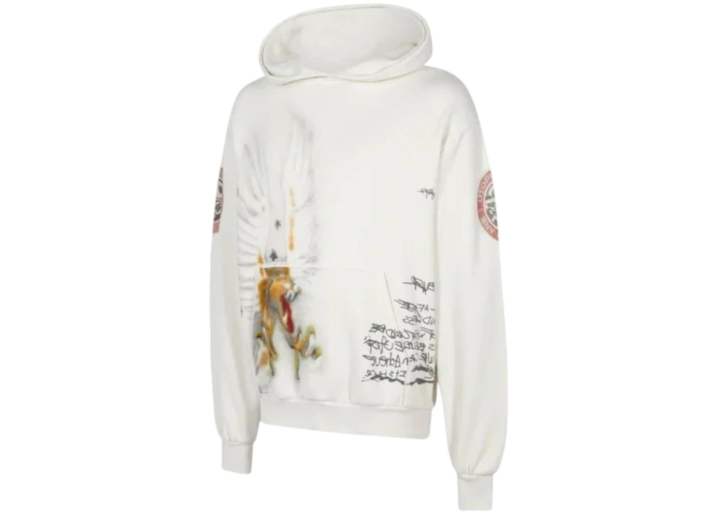 Travis Scott Circus Maximus Europe Tour 2024 Hoodie Weiß - vue 360
