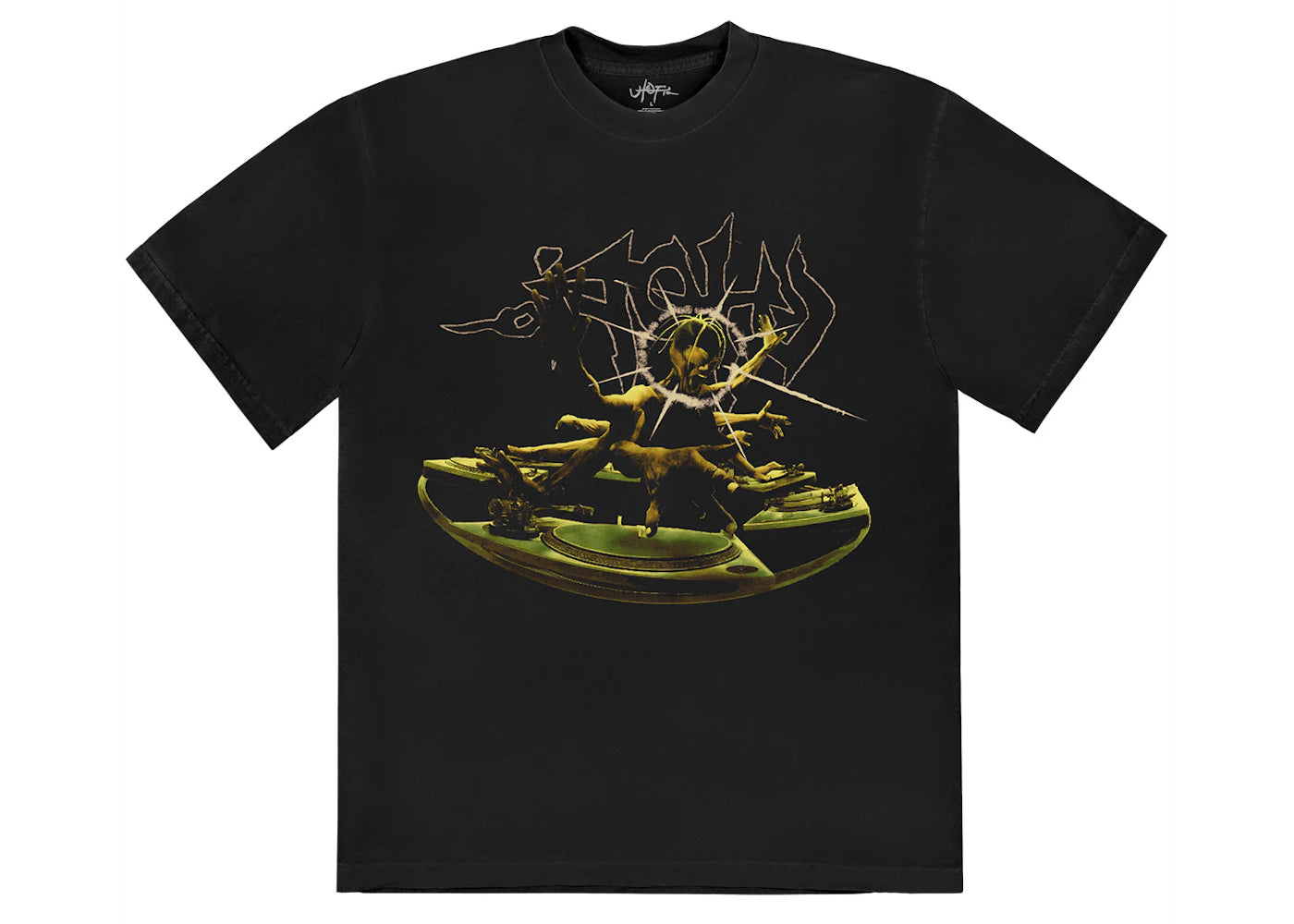Travis Scott DJ Tee Black - vue secondaire A