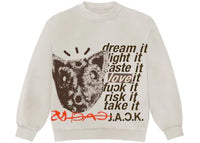 Travis Scott D.L.T.L.F.R.T. Crewneck Natural
