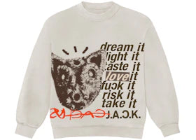 Travis Scott D.L.T.L.F.R.T. Crewneck Natural