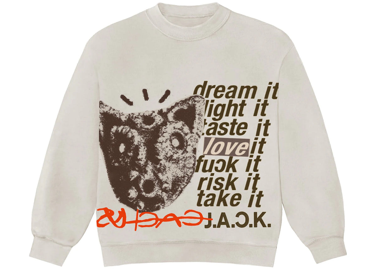 Travis Scott D.L.T.L.F.R.T. Crewneck Natural - vue secondaire A