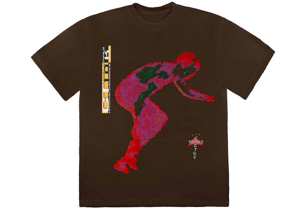 Travis Scott Digital T-Shirt Brown - vue secondaire B
