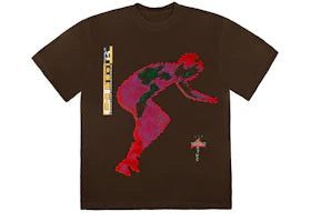 Travis Scott Digital T-Shirt Brown - vue 360
