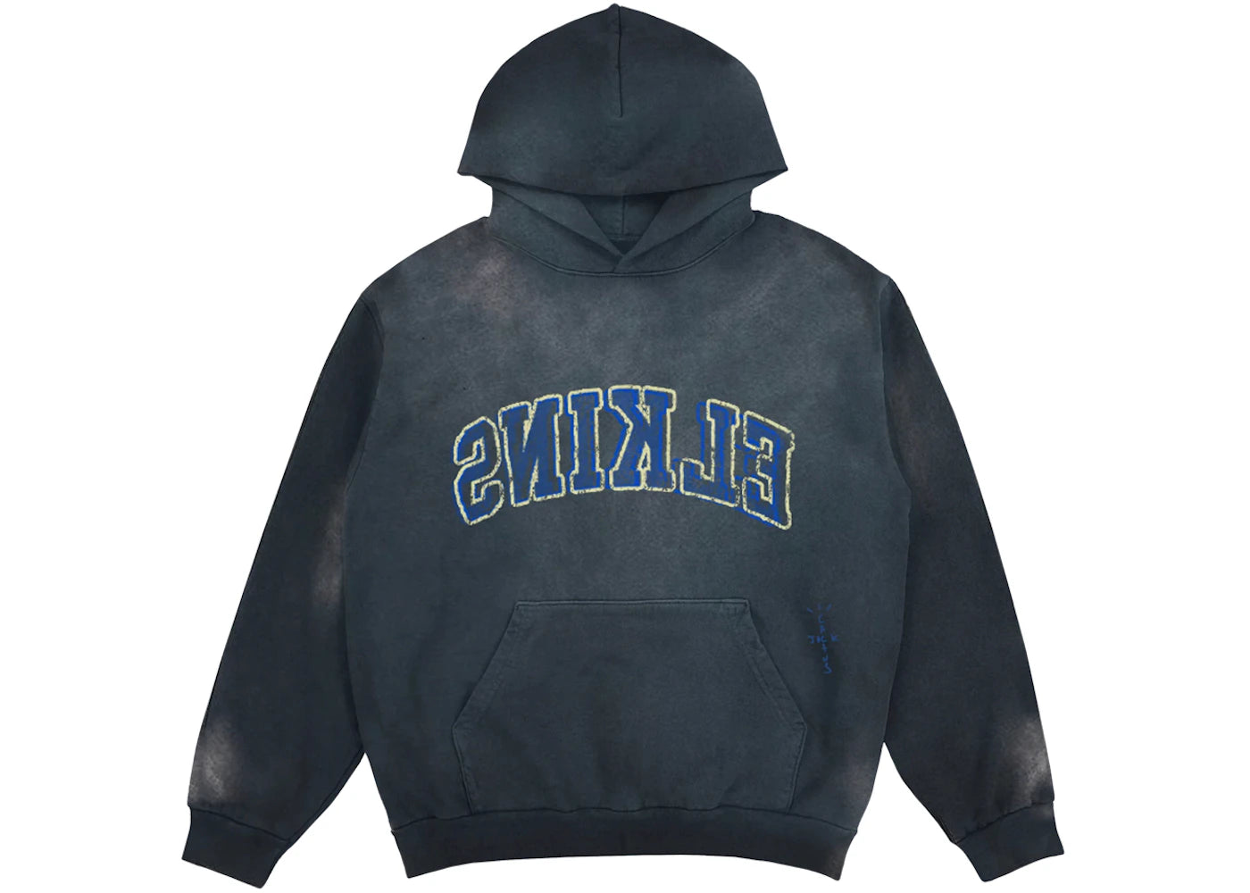 Travis Scott Elkins HS Hoodie Black - vue 360