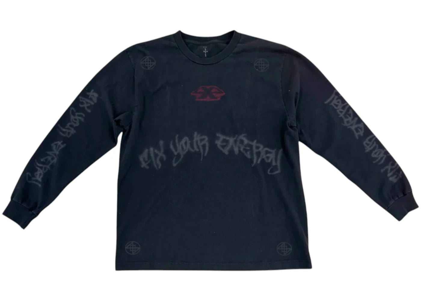 Travis Scott Fix Your Energy Longsleeve Black