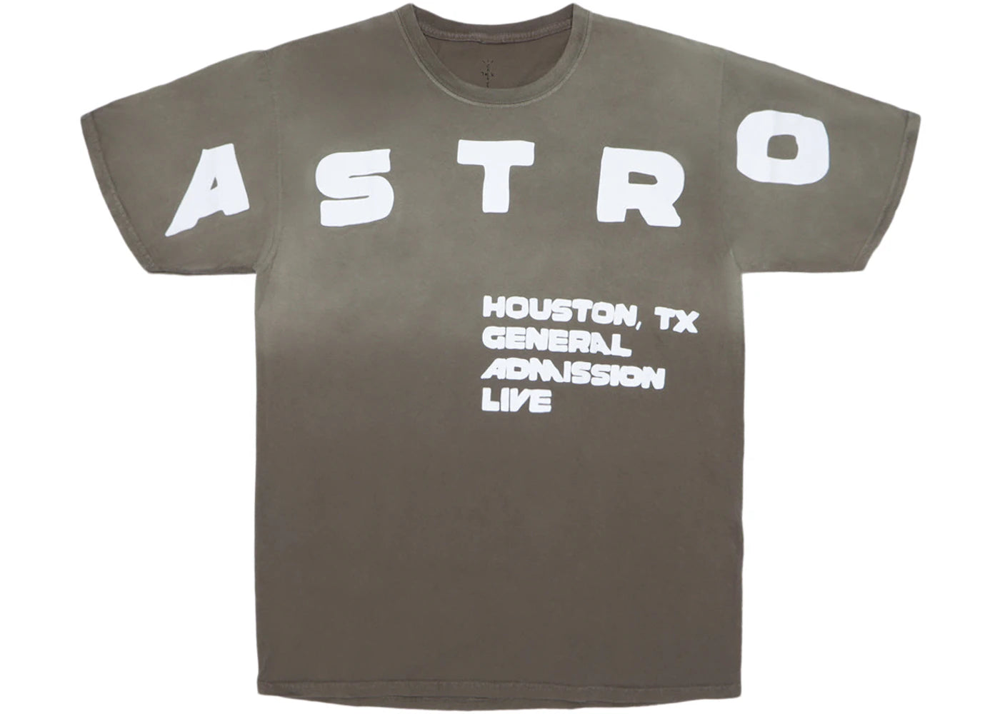 Travis Scott Flaming TV Tee Green - vue secondaire A