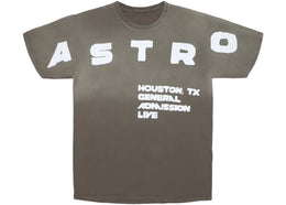 Travis Scott Flaming TV Tee Green - product view 2