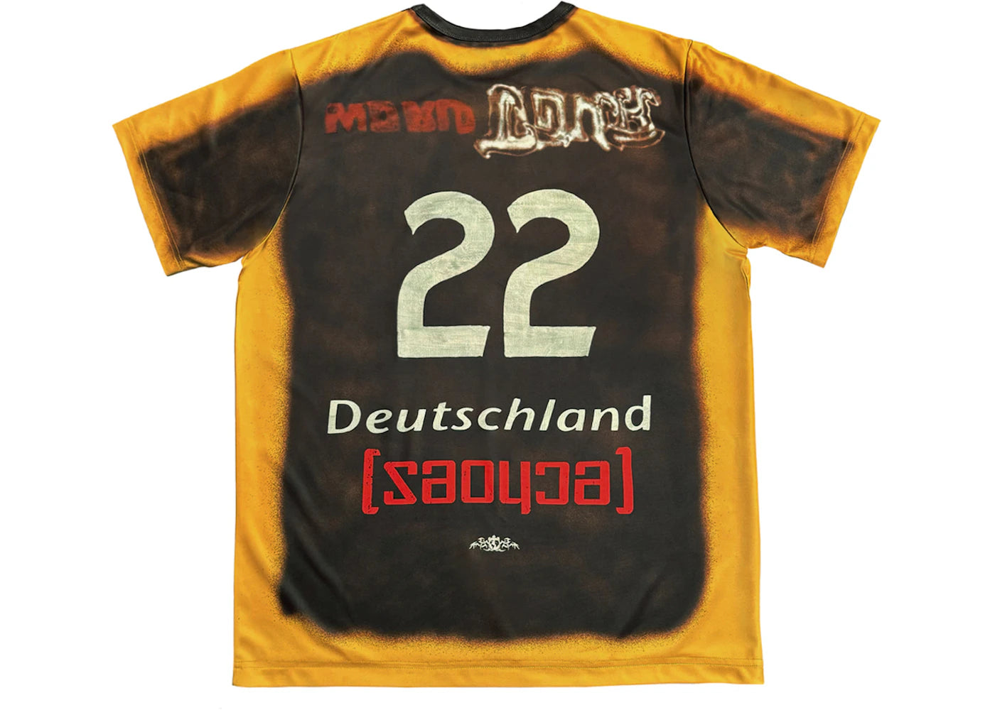 Travis Scott Germany Soccer Jersey Yellow - vue secondaire B
