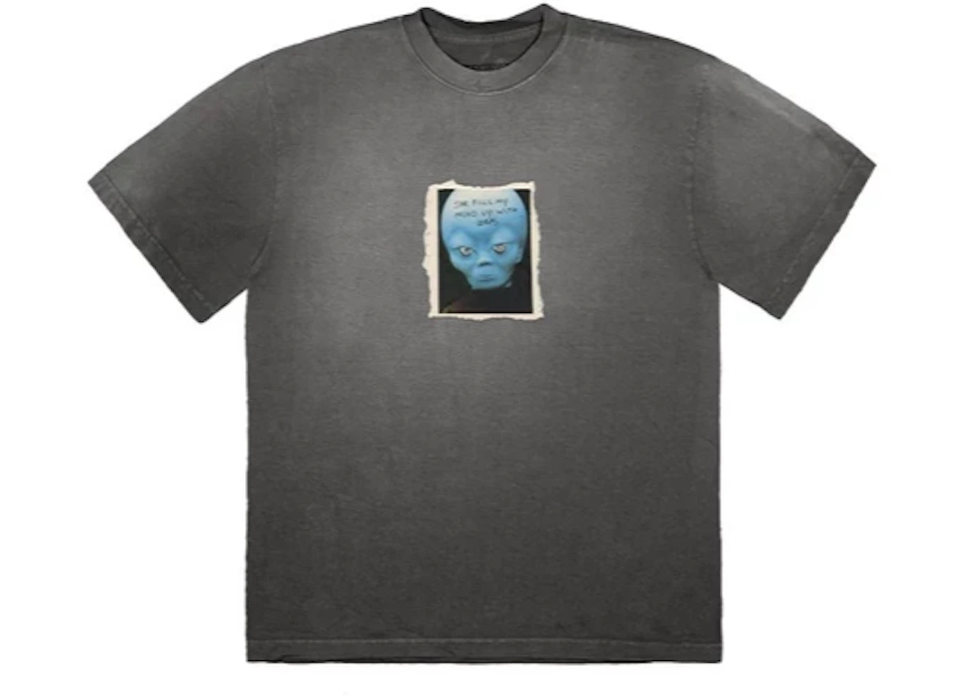 Travis Scott Highest In The Room Alien T Shirt Black - vue secondaire A